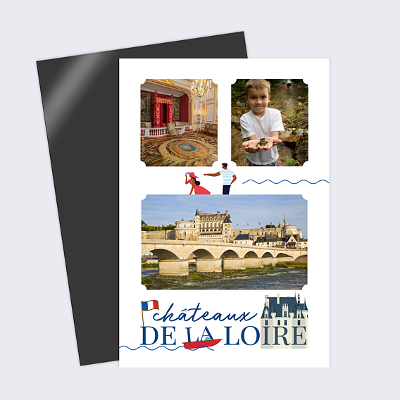 Carte postale Châteaux de la Loire