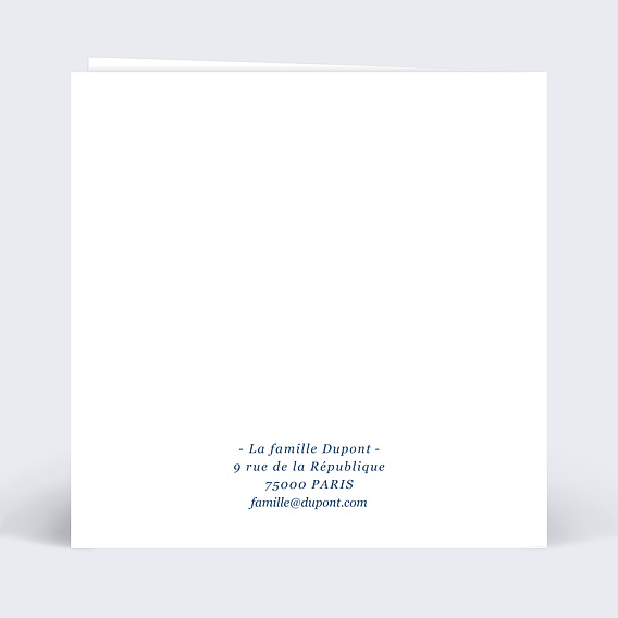 Carte postale Lovely Winter Verso