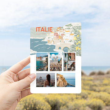 Carte Postale Italie Illustrée
