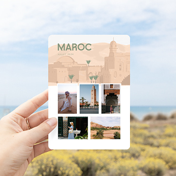 Carte Postale Maroc Illustré