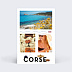 Carte postale Typographie Corse