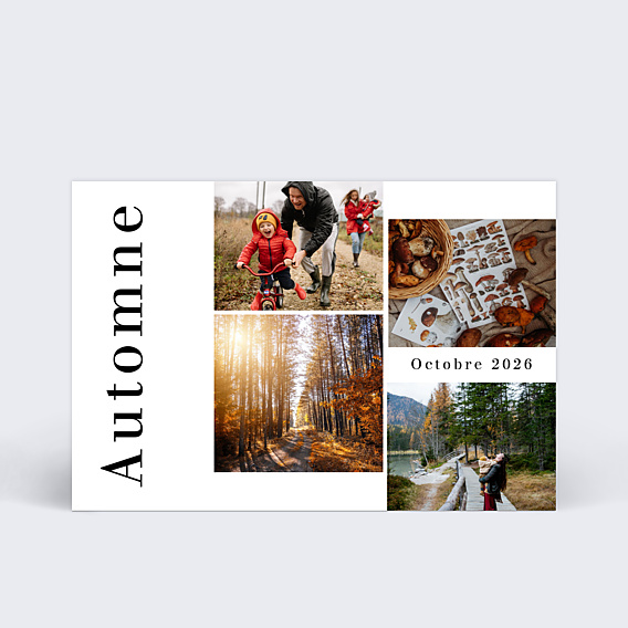 Carte Postale Verticale Automne