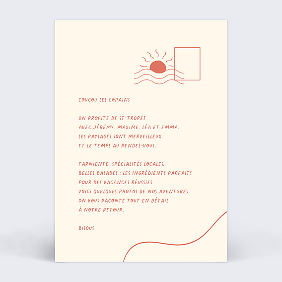 Carte Postale Plongeon