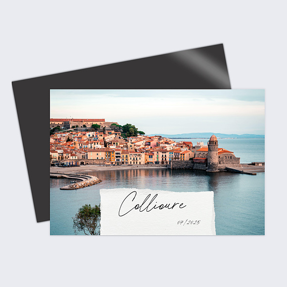 Carte Postale Papier Déchiré