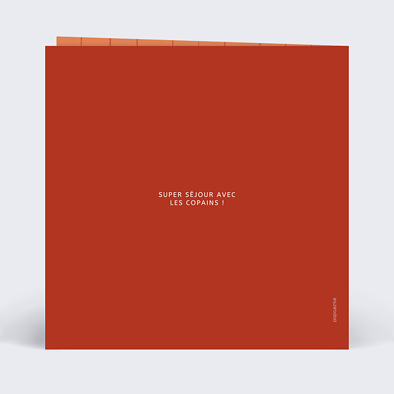 Carte postale Hiver Plaisir Verso