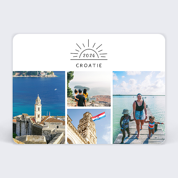 Carte postale Soleil Couchant Paysage