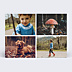 Carte Postale Multiphotos 4 Photos Automne