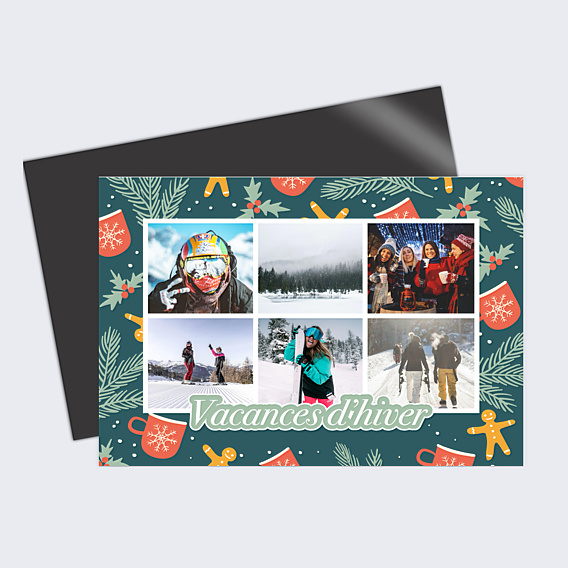 Carte Postale Motif Pain d'Épice
