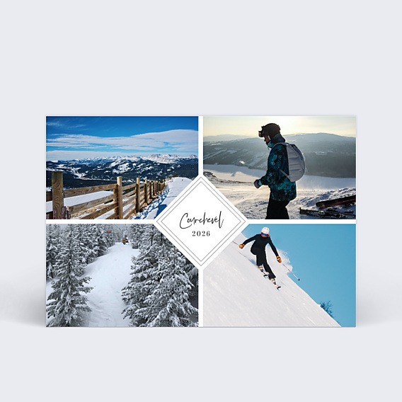 Carte Postale Charme classique Montagne