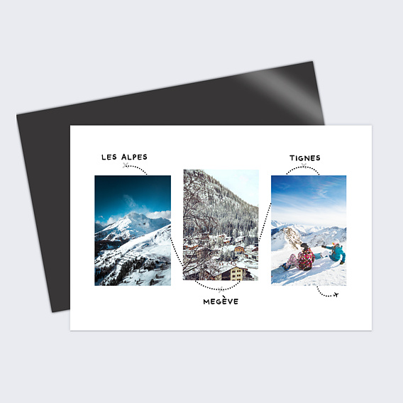 Carte postale Carte Postale Itinéraire d'Hiver