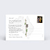 Carte postale Typographie Australie Verso