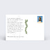 Carte postale Typographie Corse Verso
