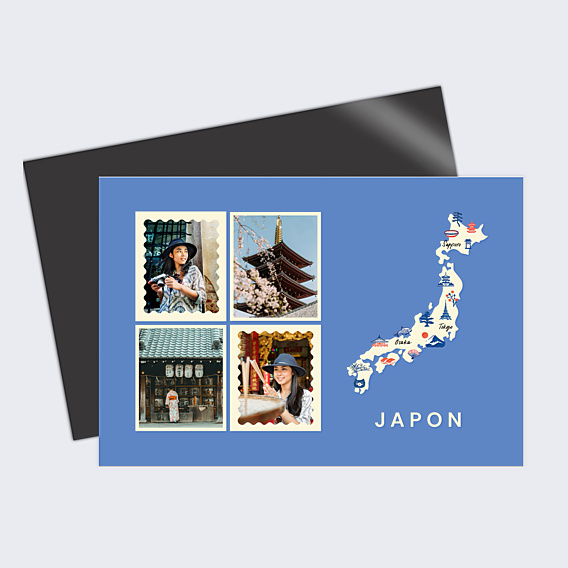Carte Postale Maps Japon