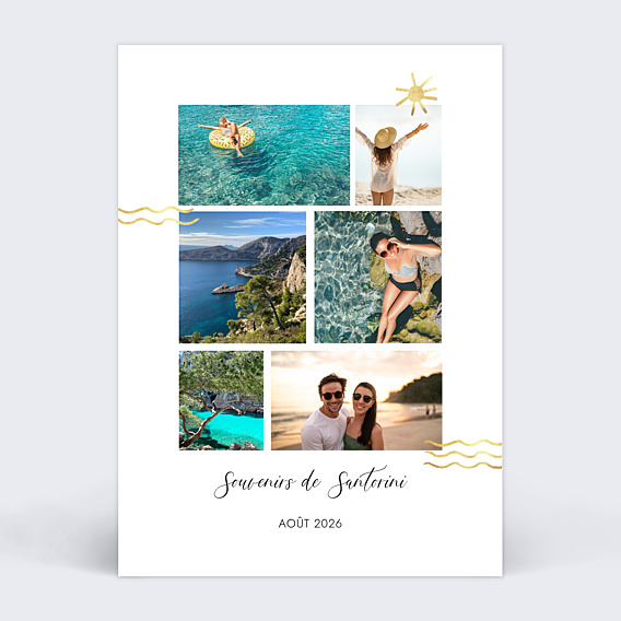 Carte Postale Santorini