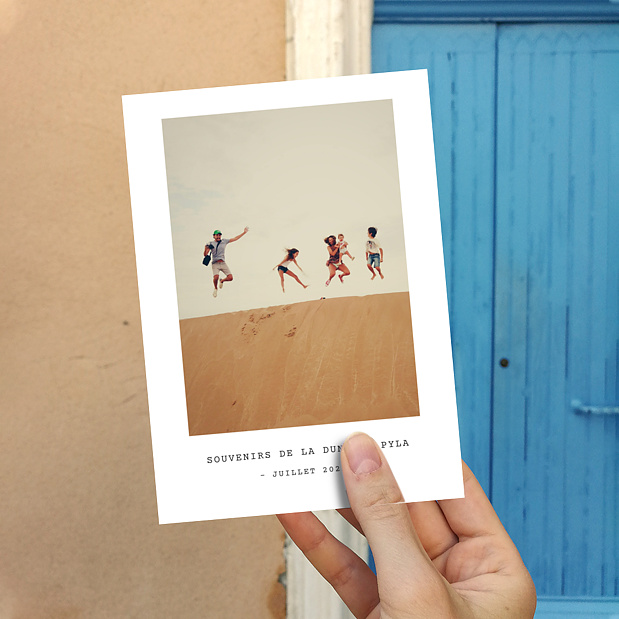 Carte Postale Polaroid Simple