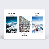 Carte Postale Itinéraire d'Hiver