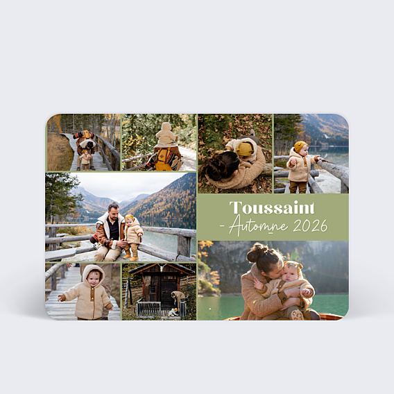 Carte Postale Escapade Automne