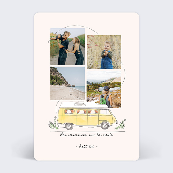 Carte Postale Van