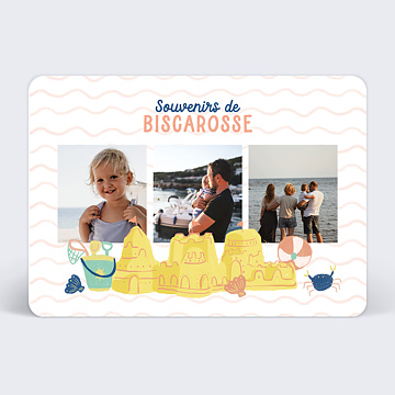 Carte Postale Chteau de Sable