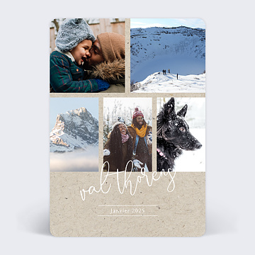 Carte Postale Chin Typographique