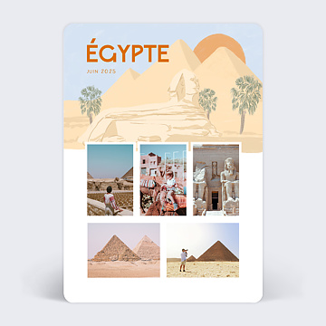 Carte Postale Égypte Illustré