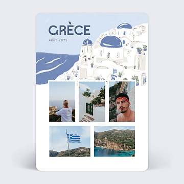 Carte Postale Grèce Illustrée