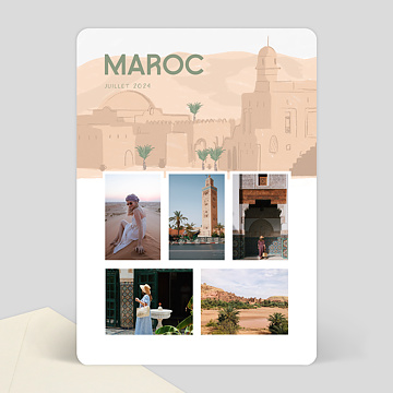 Carte Postale Maroc Illustr�