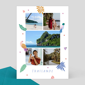 Carte Postale Oiseaux - Wings of the Ocean x Sara Theron x Popcarte