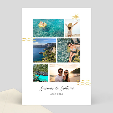 Carte Postale Santorini