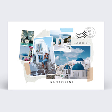 Carte Postale Scrapbooking