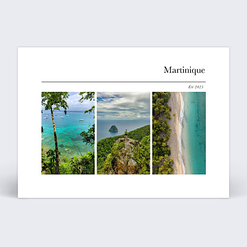 Carte Postale Triptyque ditorial