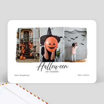 Carte Postale Triptyque Halloween