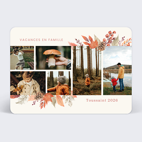 Carte Postale Bandeau automnal