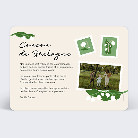 Carte Postale Muguet de Mai
