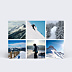 Carte Postale Multiphotos 6 Photos Neige