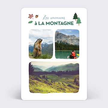 Carte Postale Montagne