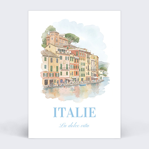 Carte postale Paysage en aquarelle