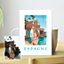 Carte Postale Votre photo en dessin crayonné