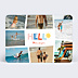 Carte Postale Hello Holidays