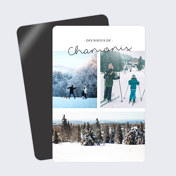 Carte Postale Typographie Minimaliste