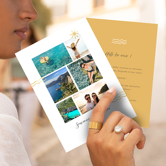 Carte postale Santorini Après 1