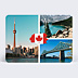 Carte Postale Drapeau Canada