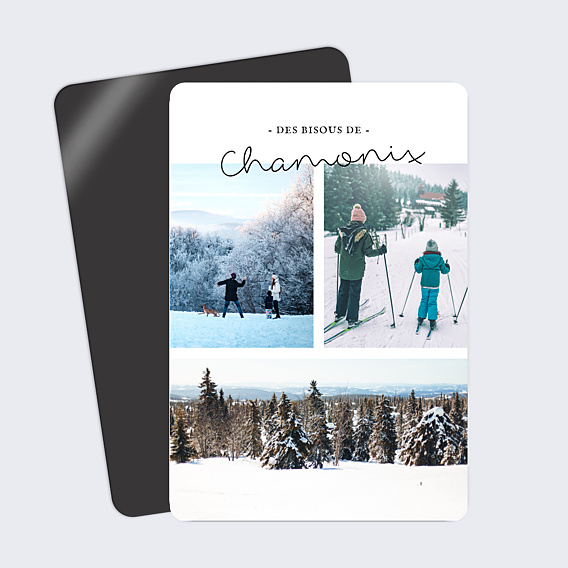 Carte Postale Typographie Minimaliste