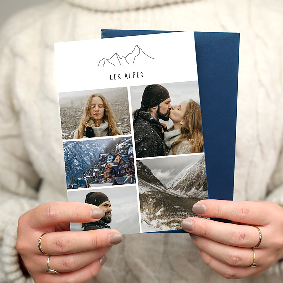 Carte postale Montagnes Après 4