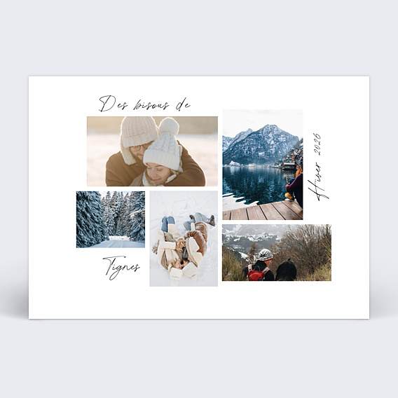 Carte Postale Originalité Hiver