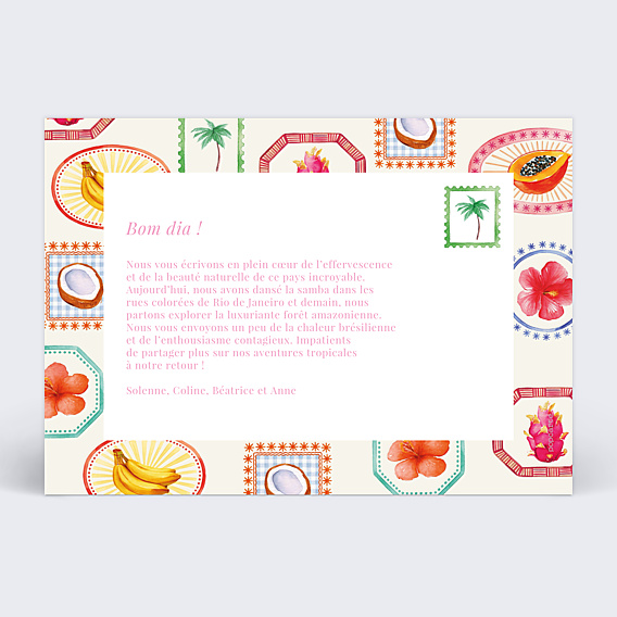 Carte Postale Carnet d'été