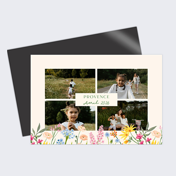 Carte Postale Jardin Fleuri