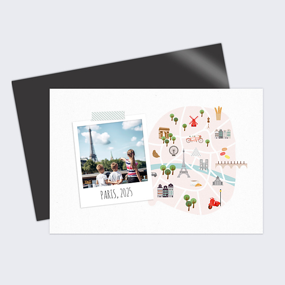 Carte postale Souvenirs de Paris