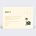 Carte Postale Sticker montagne