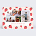 Carte Postale Motif Fraise